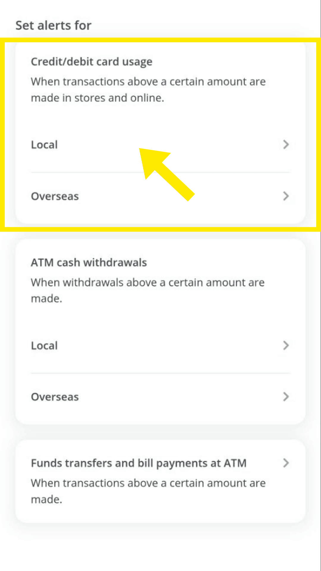 OCBC step 4